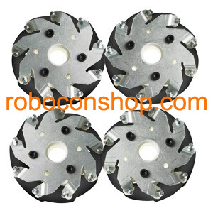 Set mecanum wheel 100mm( 2 left wheels and 2 right wheels),Bearing Rollers