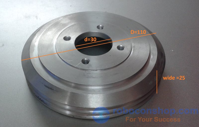 Bulley diameter 110mm using for omni wheel diameter 136mm